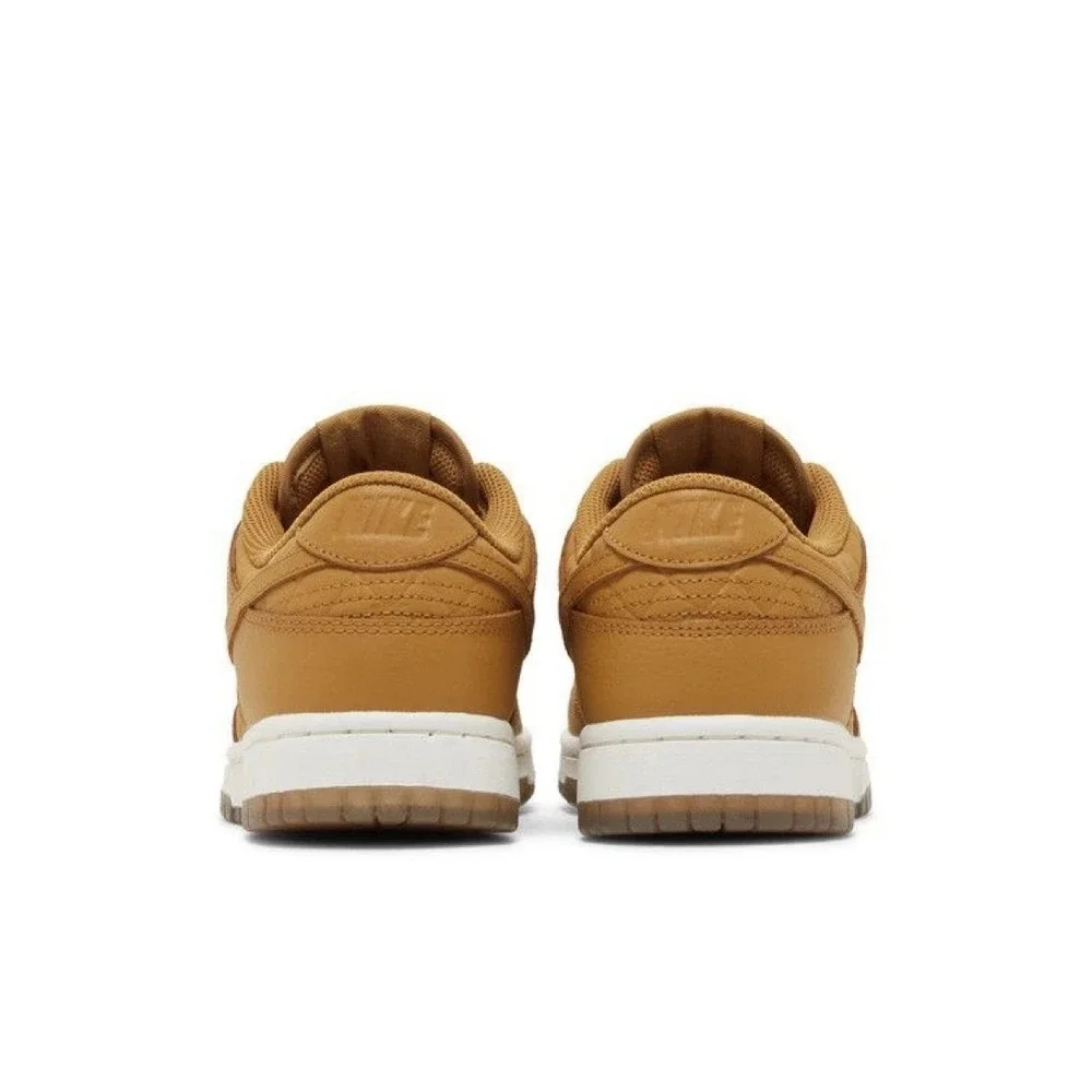 NEW Nike Dunk Low Women Size 5 Quilted Wheat Shoes DX3374-700